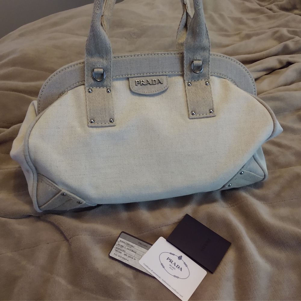 Authentic Prada Naturals Mistolino bag/purse